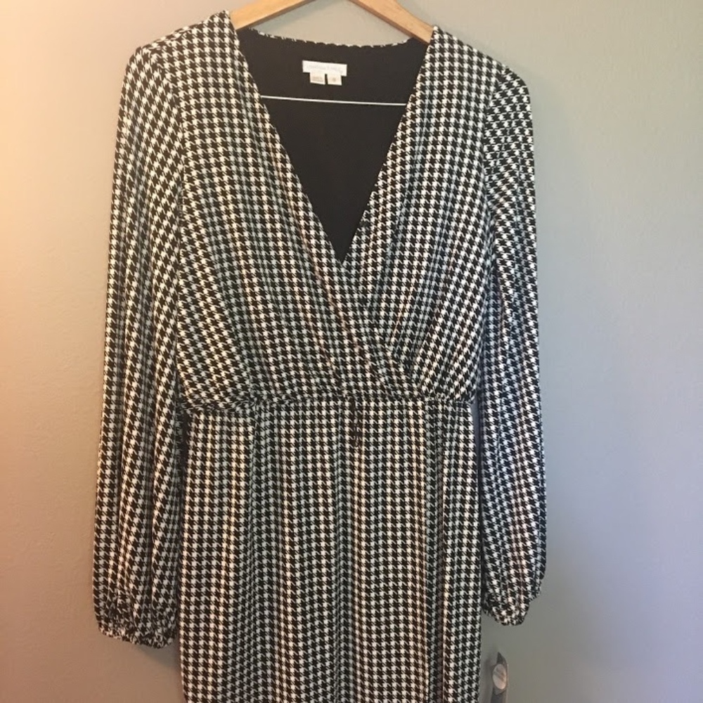 London Times Wrap Style Career Dress